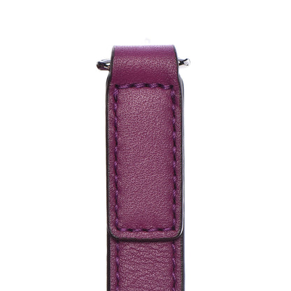MCM Grained Calfskin Medium Milla Hobo Purple 14 of 15