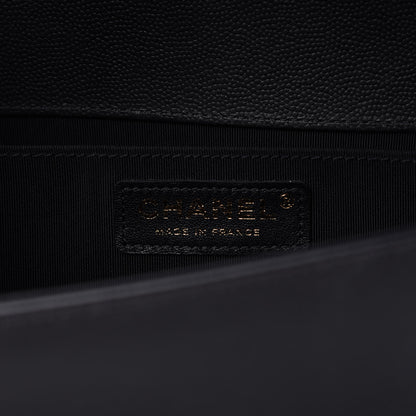 Chanel Caviar Quilted Medium Boy Flap Black 8 of 11