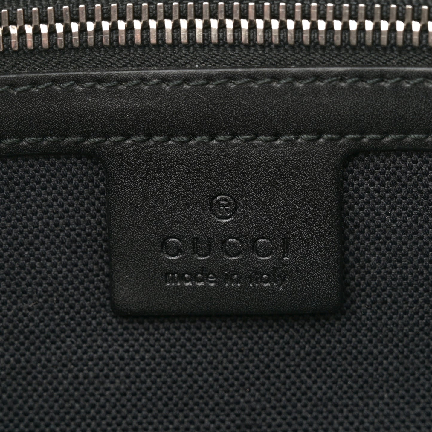 Soft GG Supreme Monogram Web Belt Bag Black Grey
