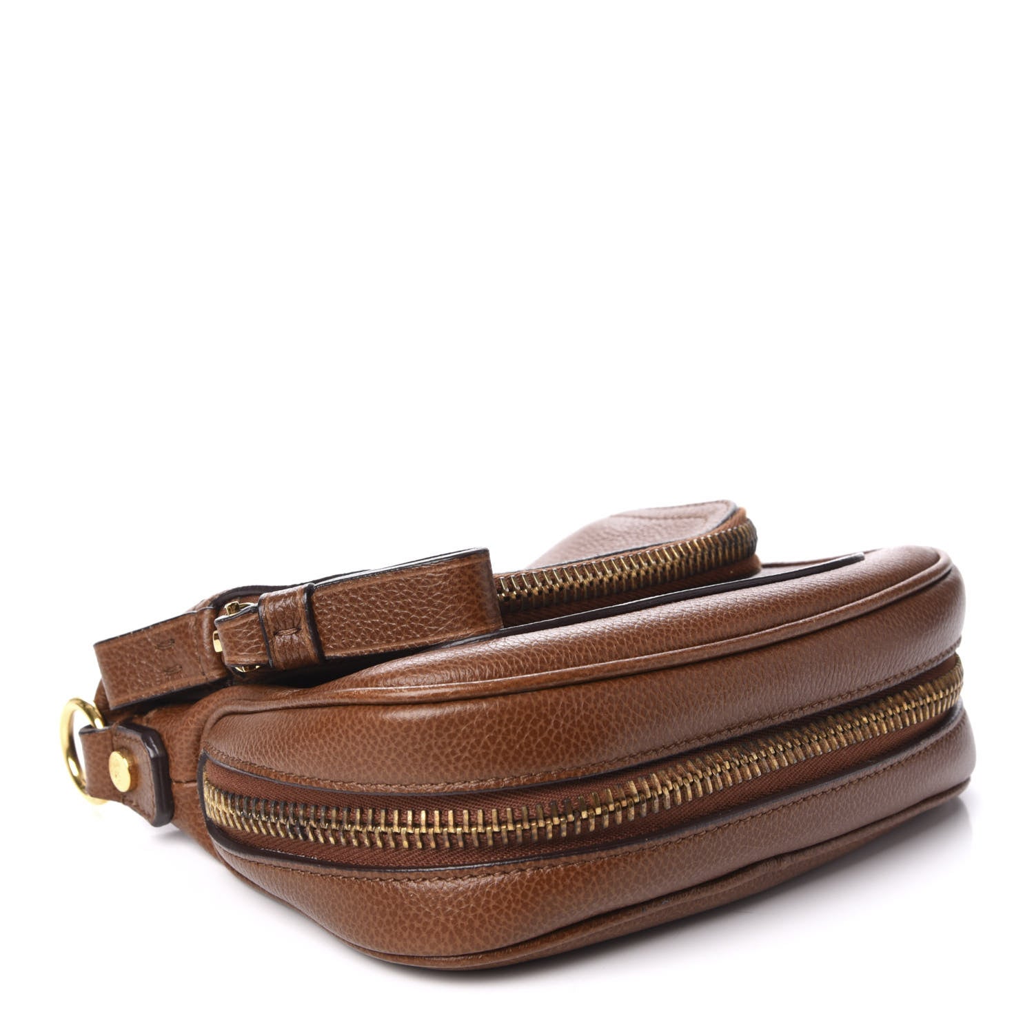Tom Ford Pebbled Calfskin Mini Jennifer Crossbody Bag Caramel 4 of 9