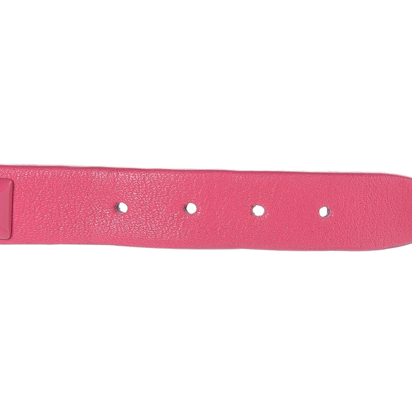 Vitello Rockstud Bracelet Fuxia Fluo