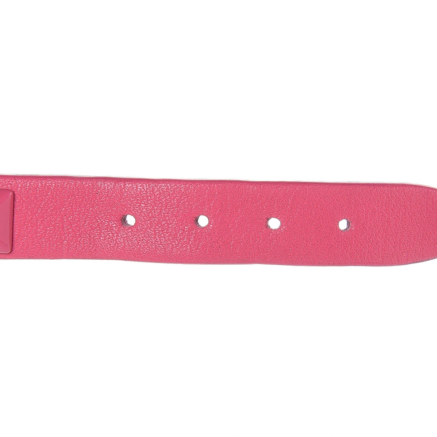 Valentino Garavani Vitello Rockstud Bracelet Fuxia Fluo 6 of 9