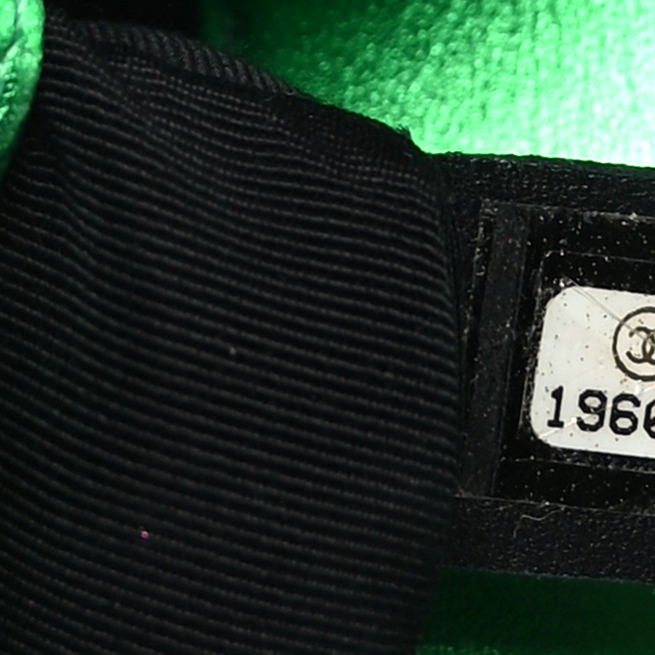 Metallic Patent Calfskin Quilted Small Boy Flap Green