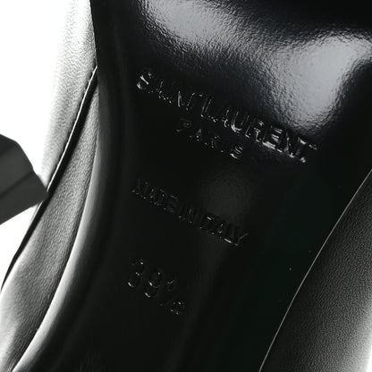 Saint Laurent Calfskin Opyum Ankle Boots 39.5 Black 7 of 9