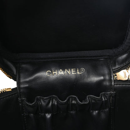 Chanel Caviar Vanity Cosmetic Case Black 6 of 8