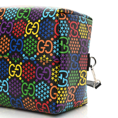 Gucci GG Supreme Monogram Psychedelic Duffle Backpack Black Multicolor 12 of 14