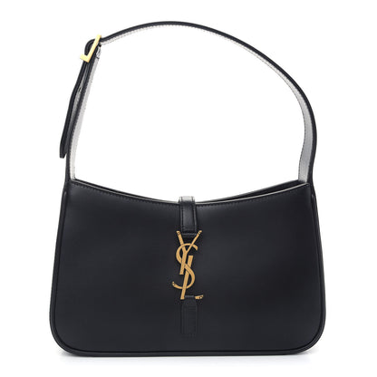 Saint Laurent Smooth Calfskin Le 5 A 7 Hobo Black 1 of 8