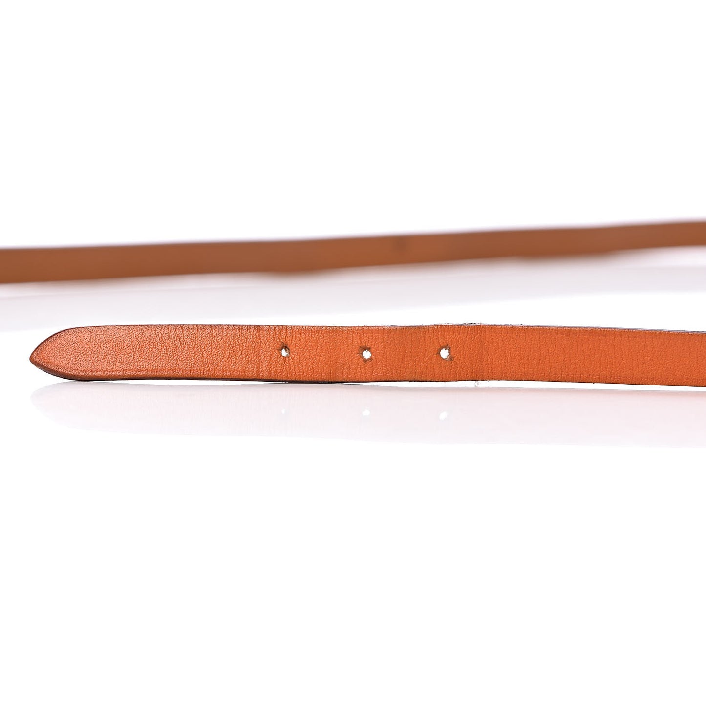 Tadelakt Hapi 3 MM Triple Tour Bracelet L Orange
