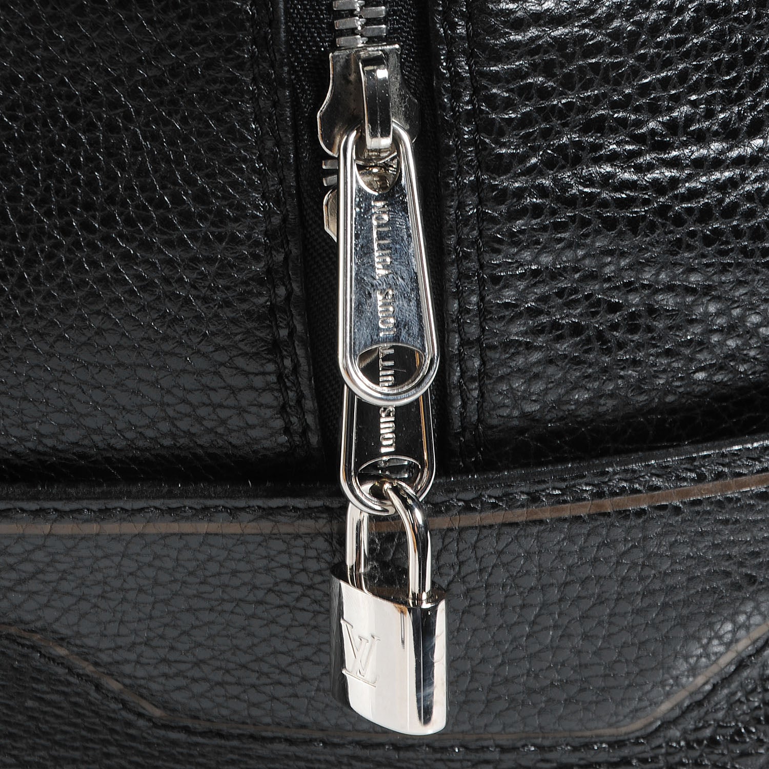 Louis Vuitton Tobago Calfskin Carryall Black 8 of 8