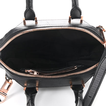Alexander Wang Pebbled Calfskin Mini Emile Black Rose Gold Hardware 4 of 14