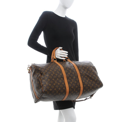 Louis Vuitton Monogram Keepall Bandouliere 55 3 of 14