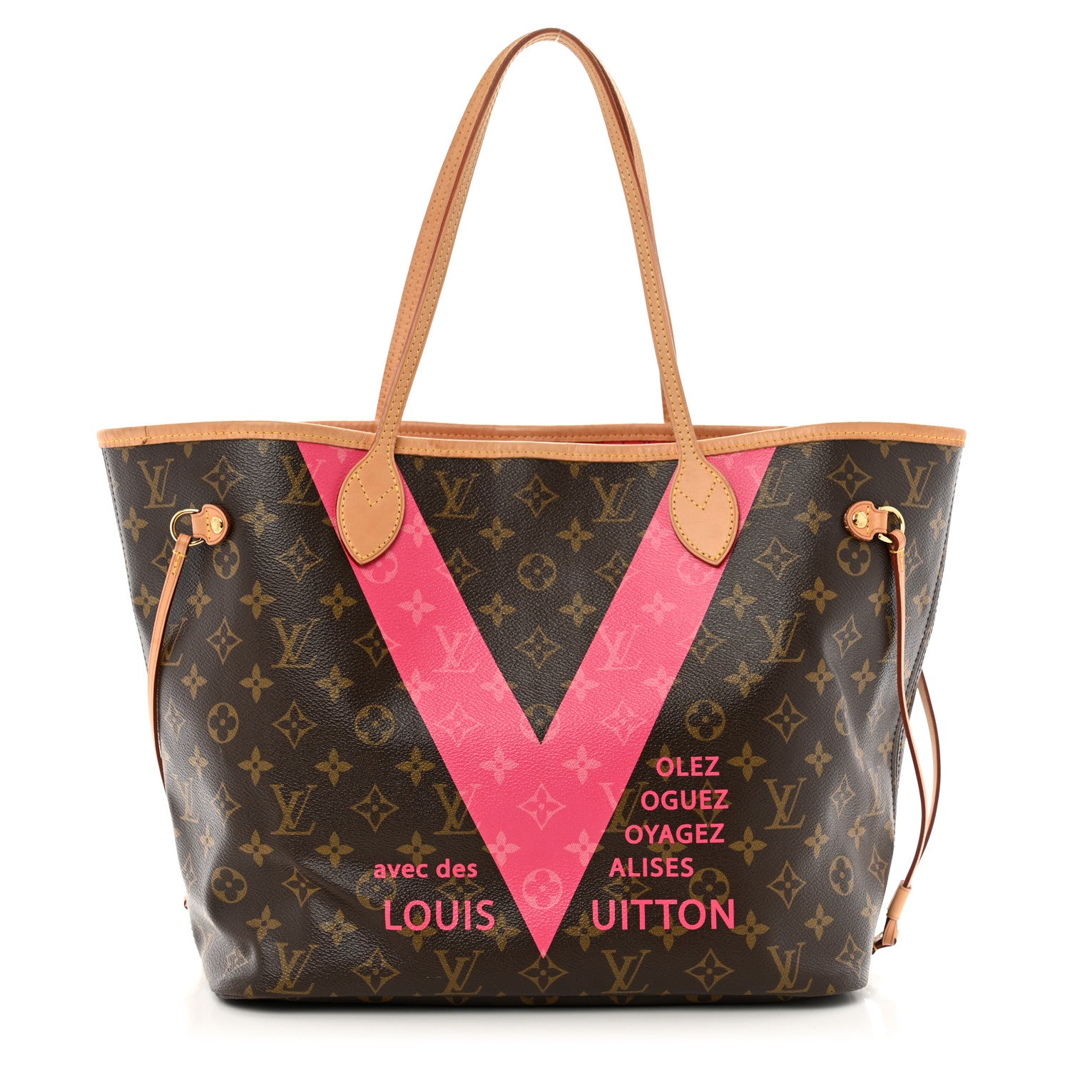 Louis Vuitton Monogram V Neverfull MM Grenade 1 of 15