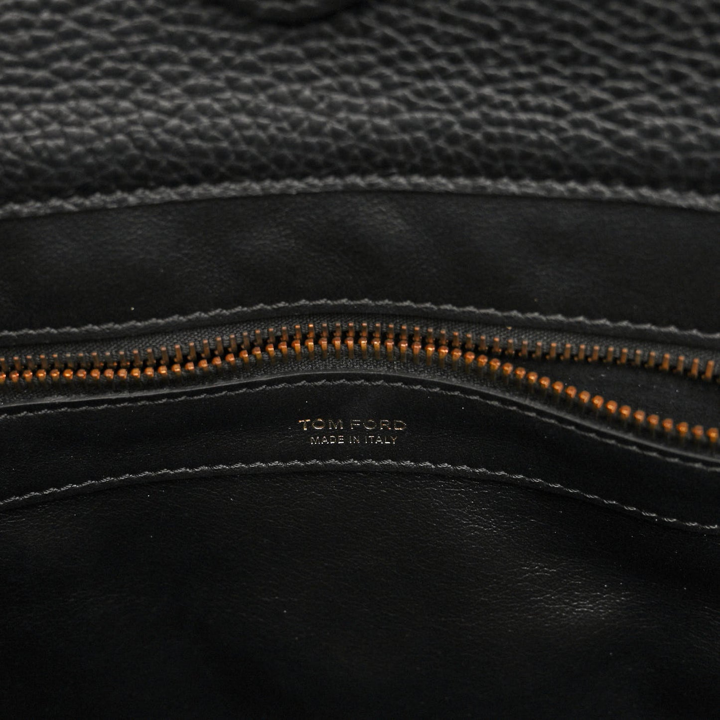 Calfskin Large Hollywood T Twist Tote Black
