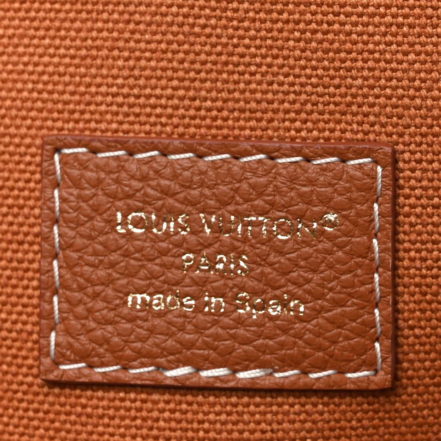 Louis Vuitton Grained Calfskin Low Key Duffle Tote Cognac 6 of 9