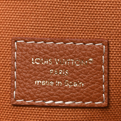 Louis Vuitton Grained Calfskin Low Key Duffle Tote Cognac 6 of 9