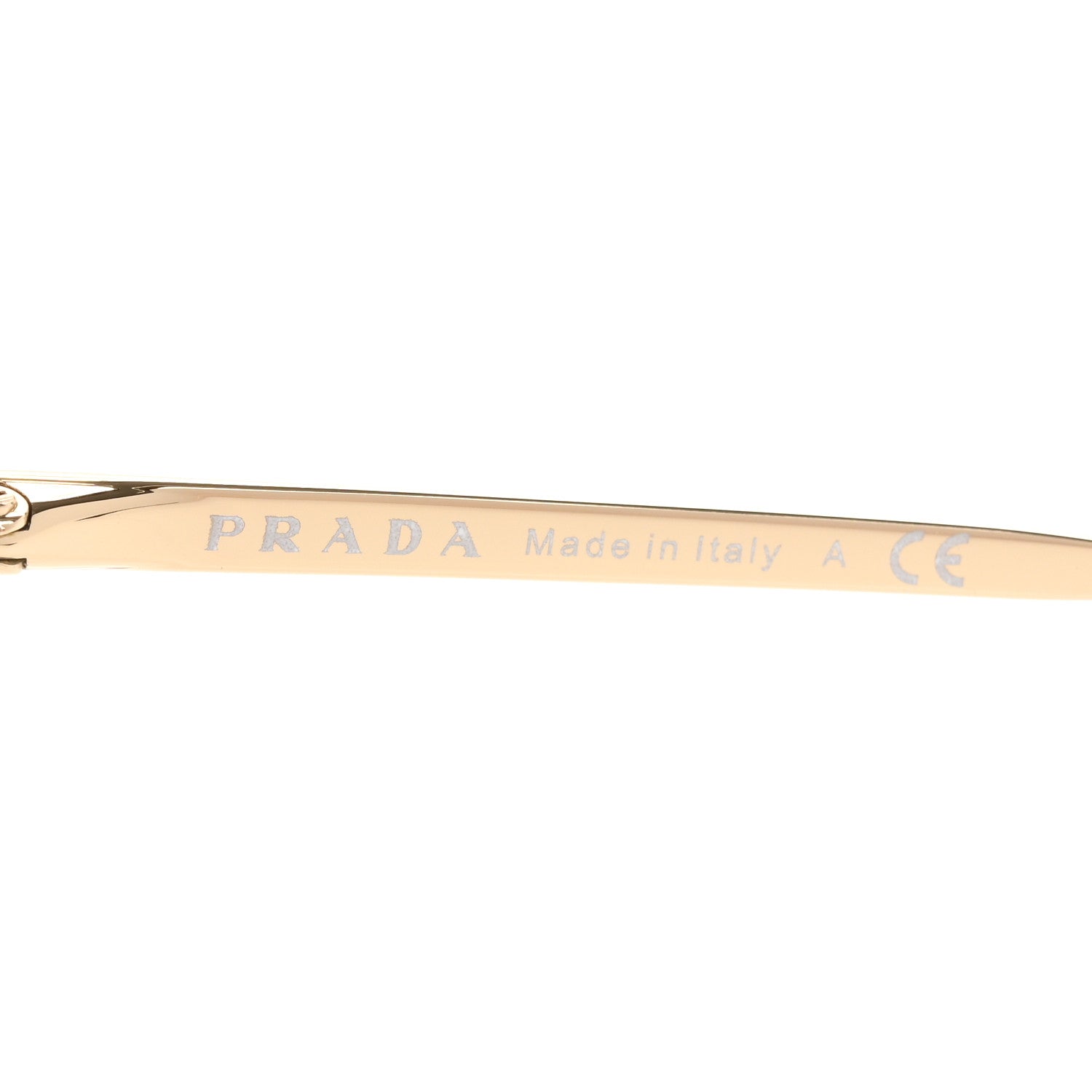Prada Horn Metal Cinema Sunglasses SPR66T Black 5 of 9