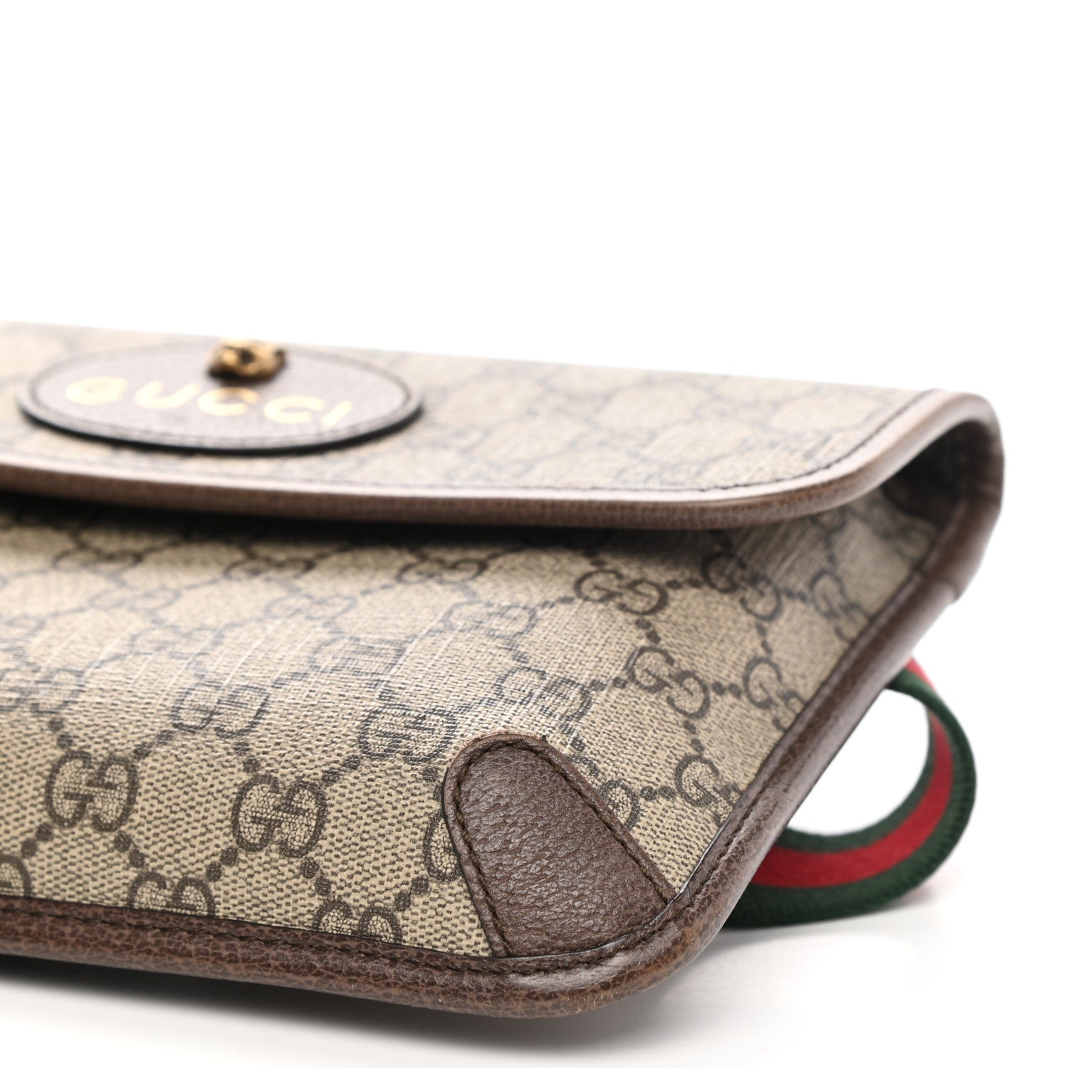 Gucci GG Supreme Monogram Neo Vintage Web Belt Bag Brown 10 of 10