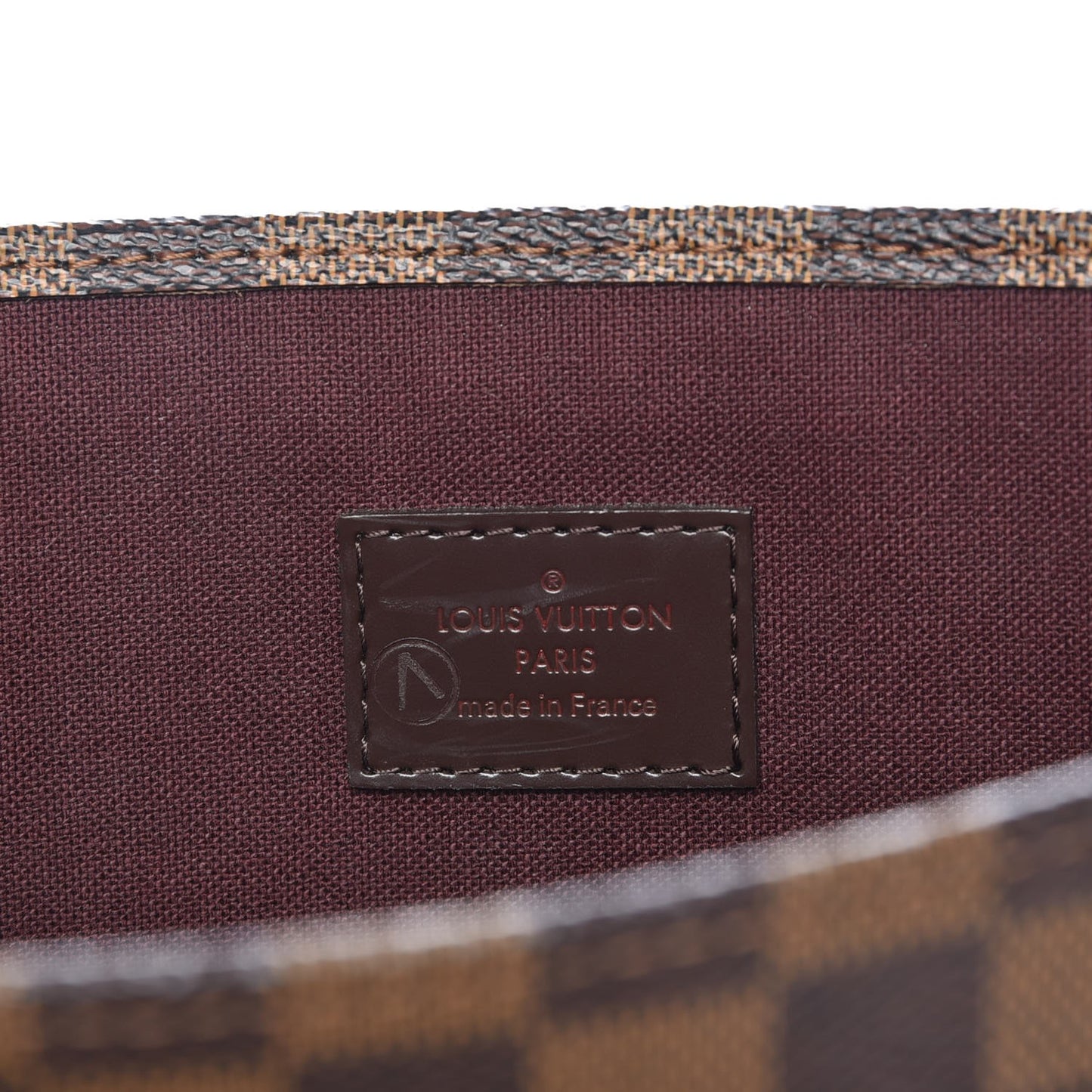 Damier Ebene Sac Plat NM