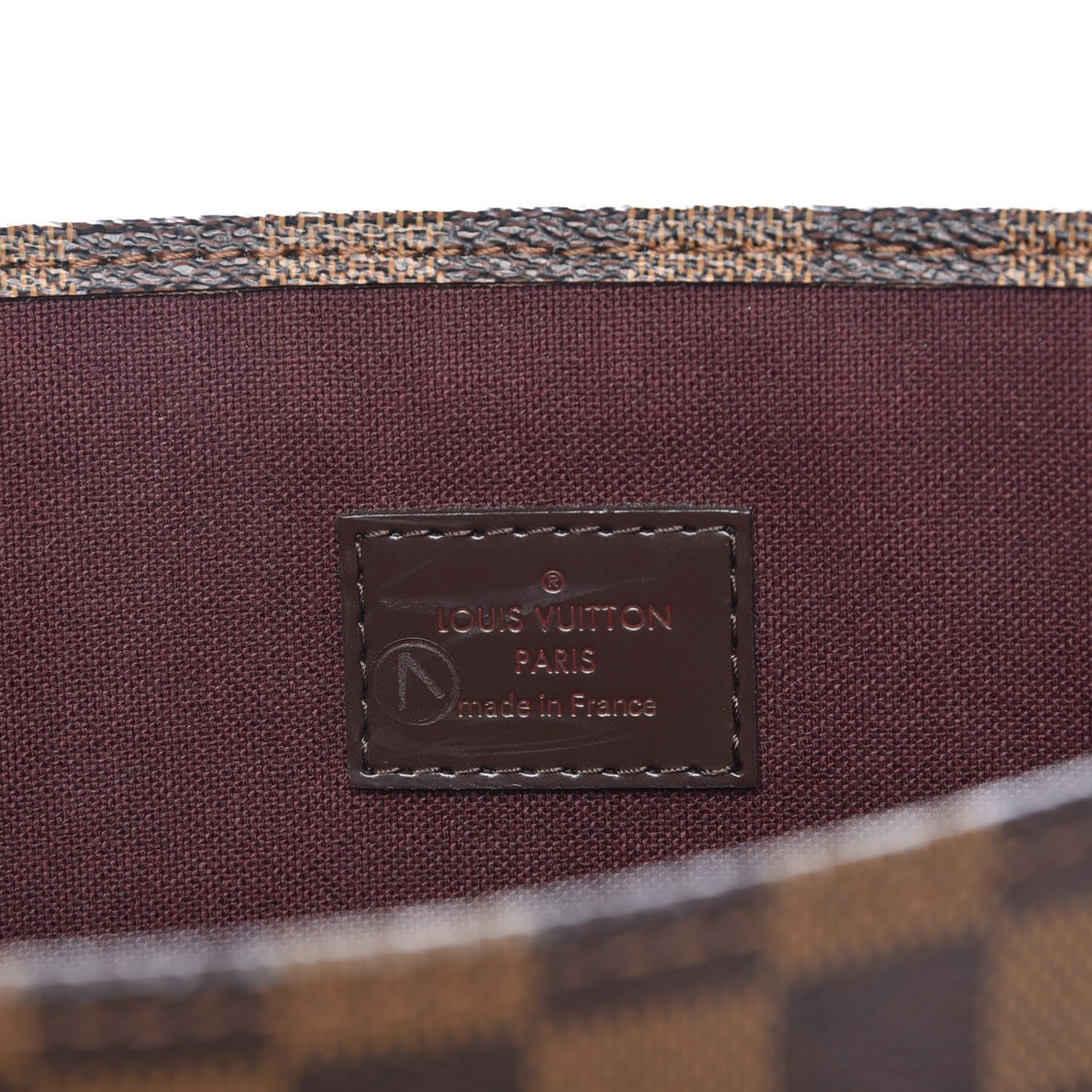 Louis Vuitton Damier Ebene Sac Plat NM 7 of 7