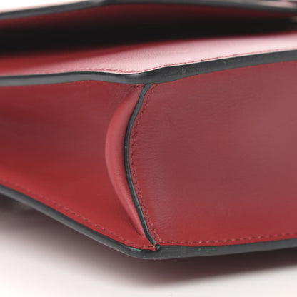 Prada Saffiano City Calfskin Studded Large Elektra Shoulder Bag Fuoco Black 8 of 10