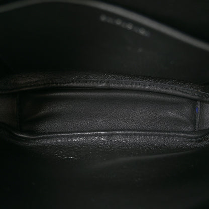 Balenciaga Calfskin Political Campaign Logo S Everyday Camera Bag Bleu 5 of 10