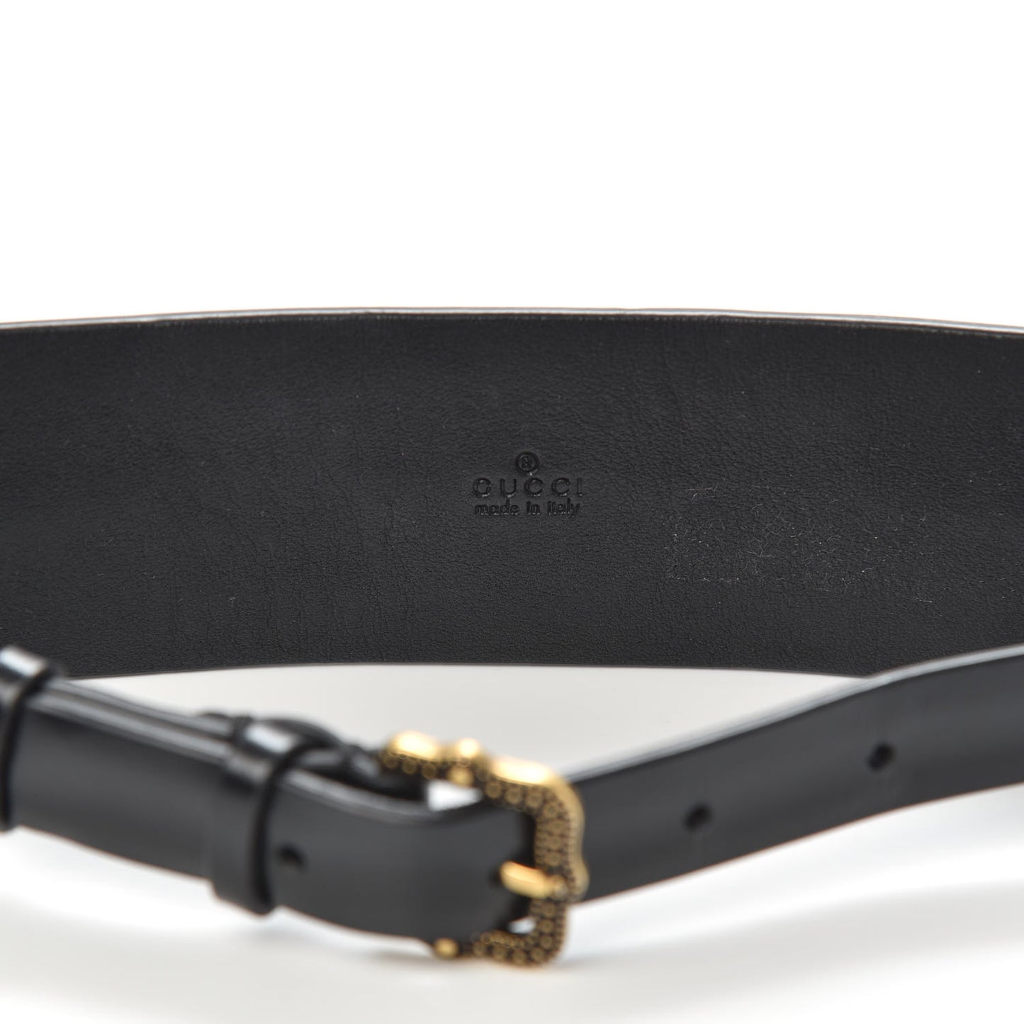 Calfskin Studded Choker Black
