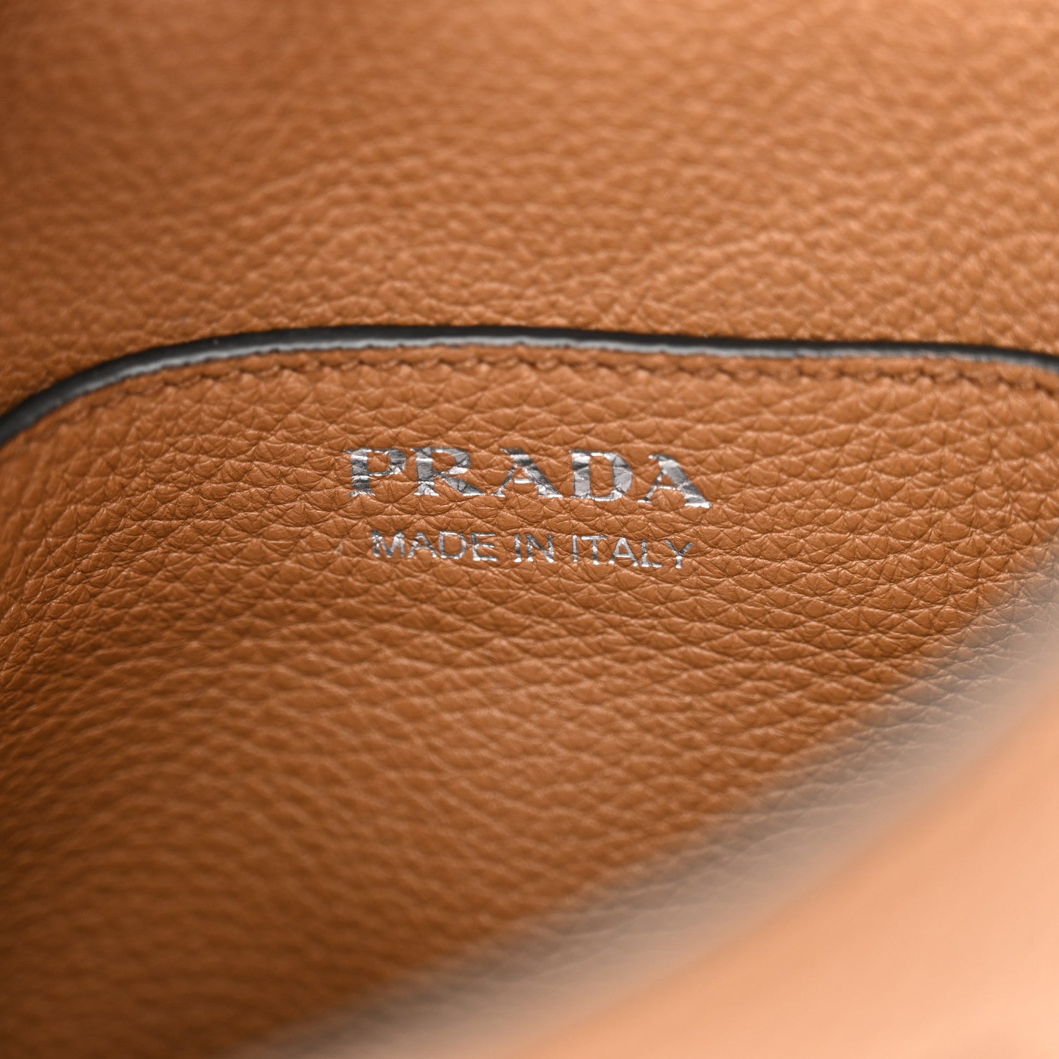 Prada Vitello Daino Soft Mini Hobo Messenger Bag Caramel 6 of 11