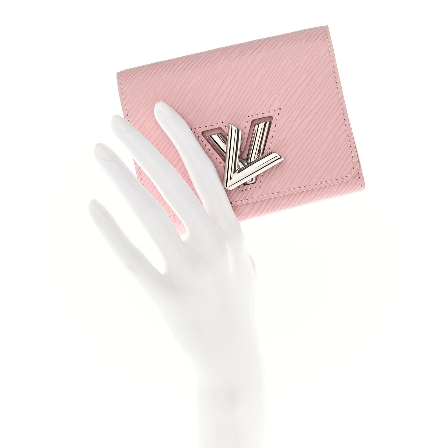 Louis Vuitton Epi Twist Compact Wallet Rose Ballerine 2 of 10