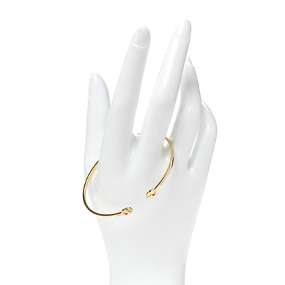 Gucci 18K Yellow Gold GG Running Cuff Bracelet 2 of 4