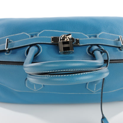 Hermes Taurillon Clemence JPG Birkin 42 Blue Jean 6 of 20