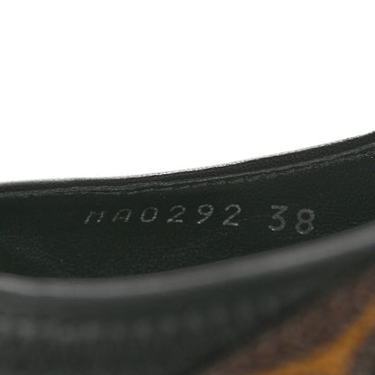 Louis Vuitton Patent Monogram Archlight Slingback Pumps 38 Black 9 of 12