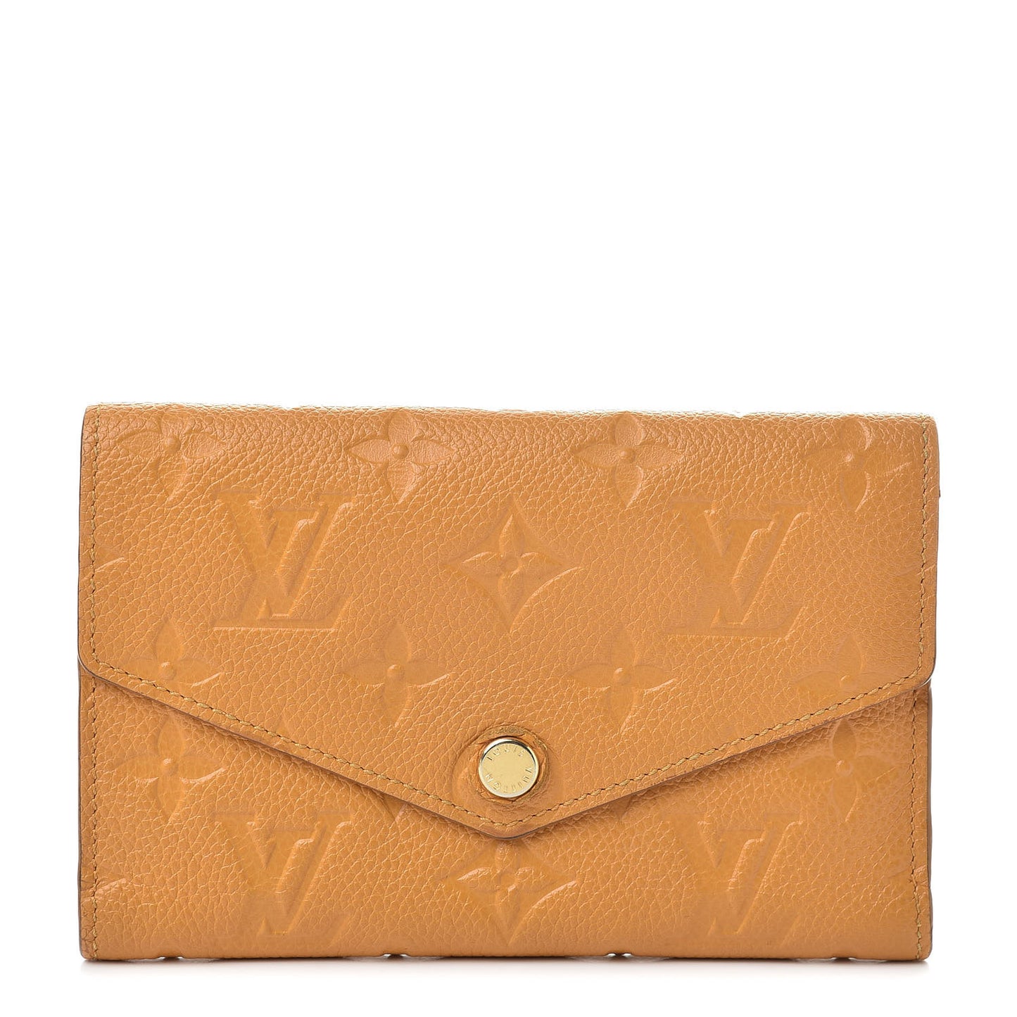 Empreinte Compact Curieuse Wallet Safran