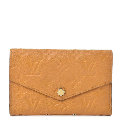 Louis Vuitton Empreinte Compact Curieuse Wallet Safran 1 of 14