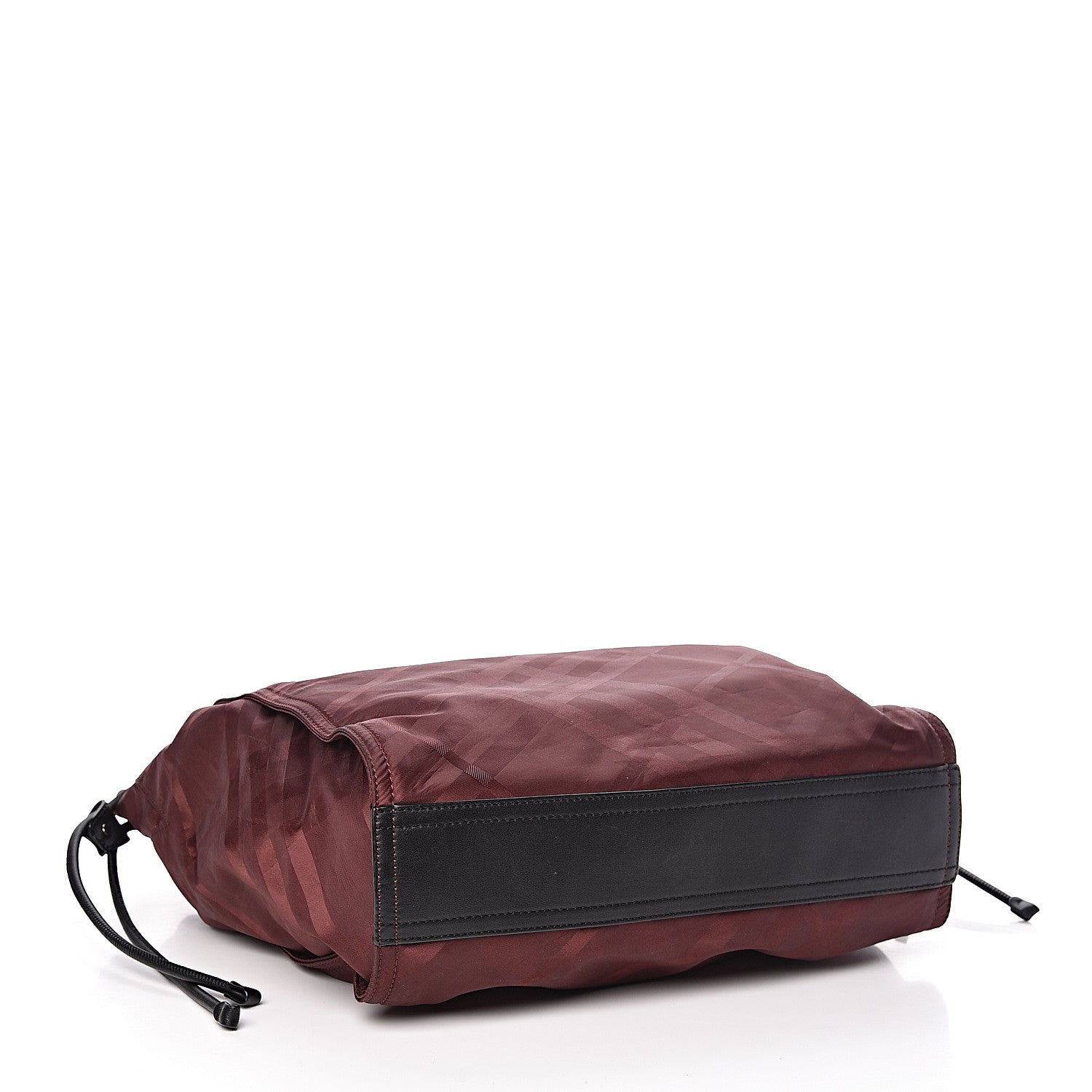 Burberry Nylon Buckleigh Packable Tote Bag Burgundy Red 4 of 11