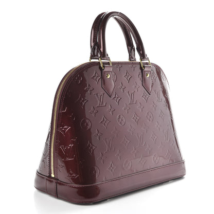 Louis Vuitton Vernis Alma PM Rouge Fauviste 3 of 9