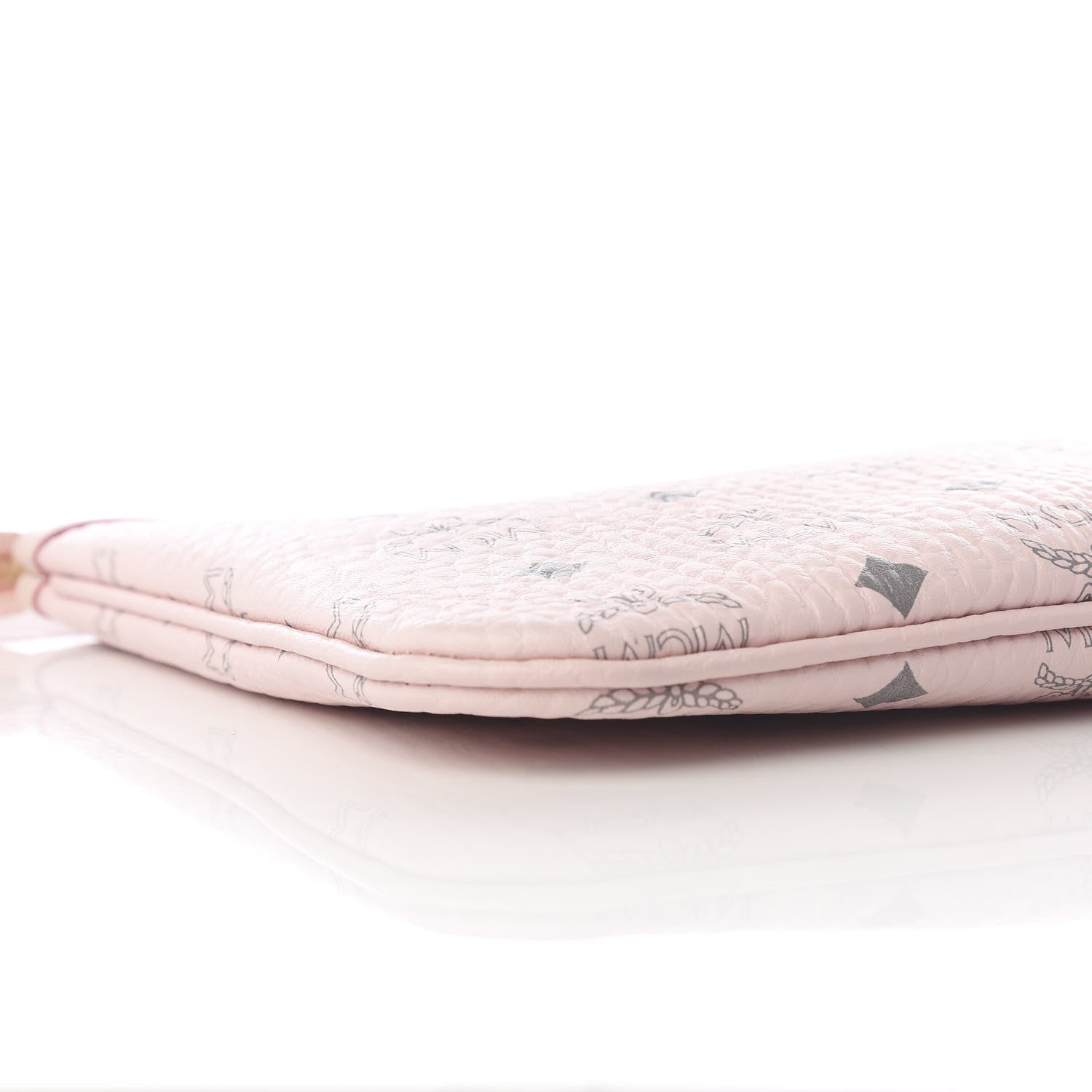 MCM Visetos Liz Shopper Tote Pouch Powder Pink 7 of 8