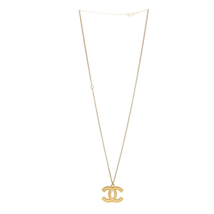 Chanel CC Pendant Necklace Gold 4 of 6