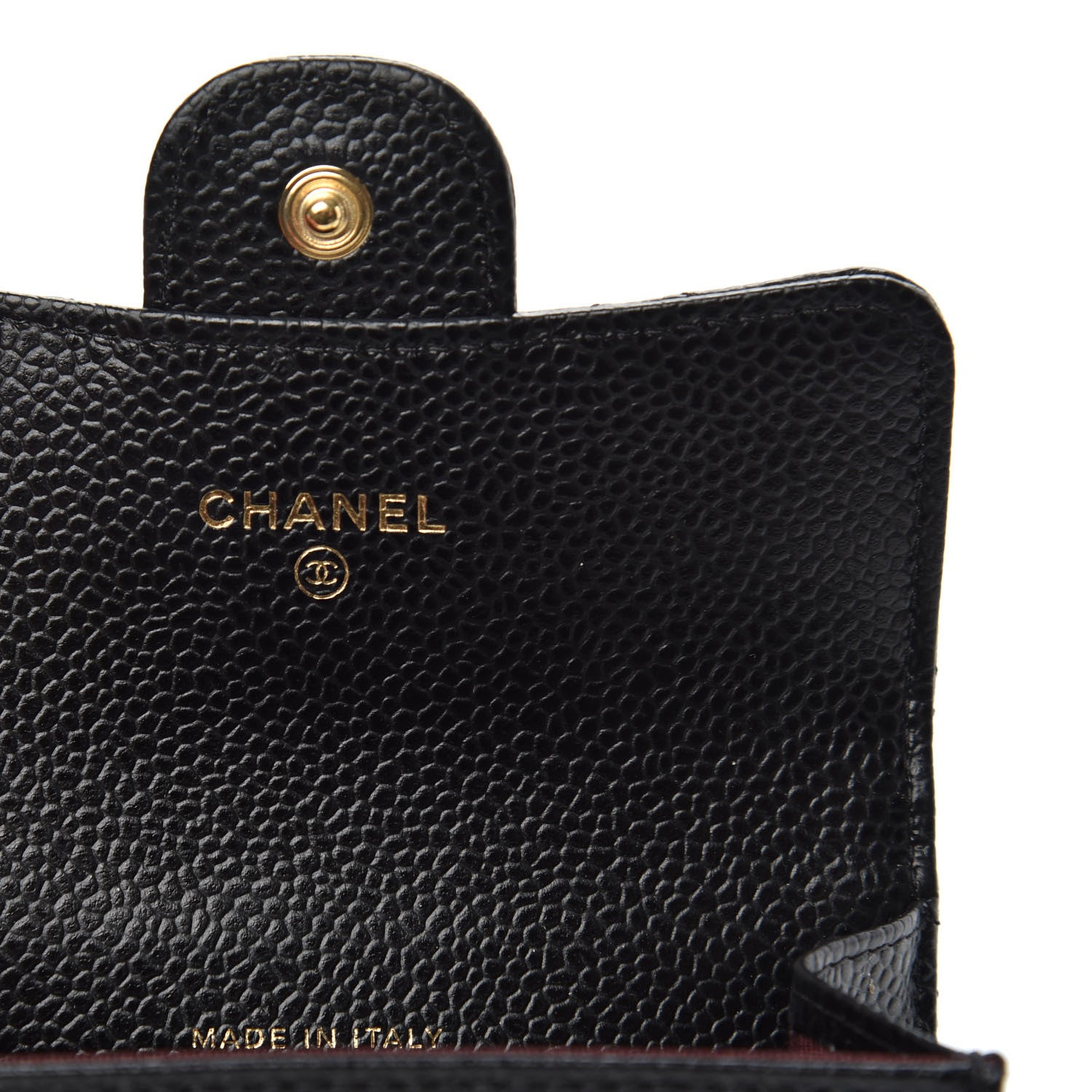 Chanel Caviar Quilted Flap Card Holder Black 6 of 9
