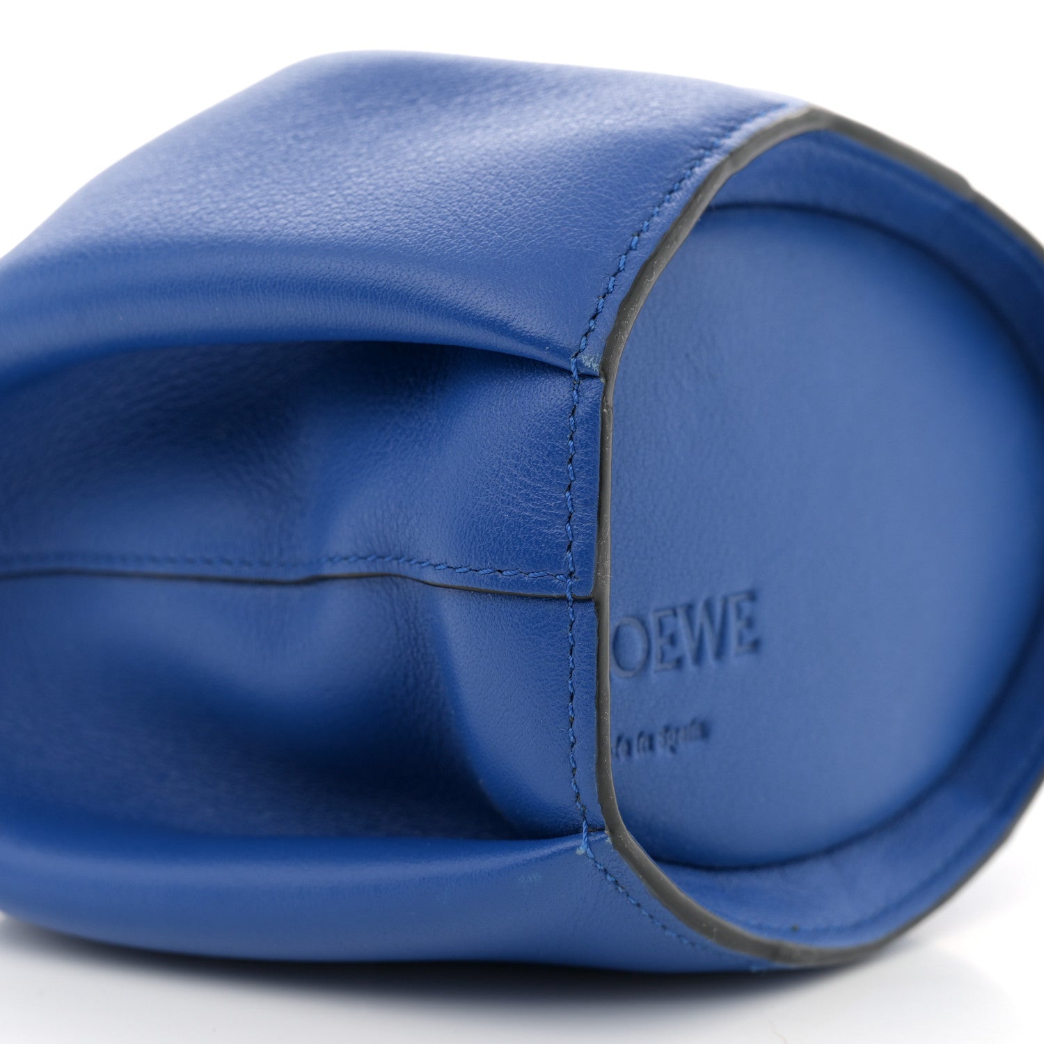 Loewe Calfskin Mini Elephant Crossbody Bag Electric Blue 9 of 13