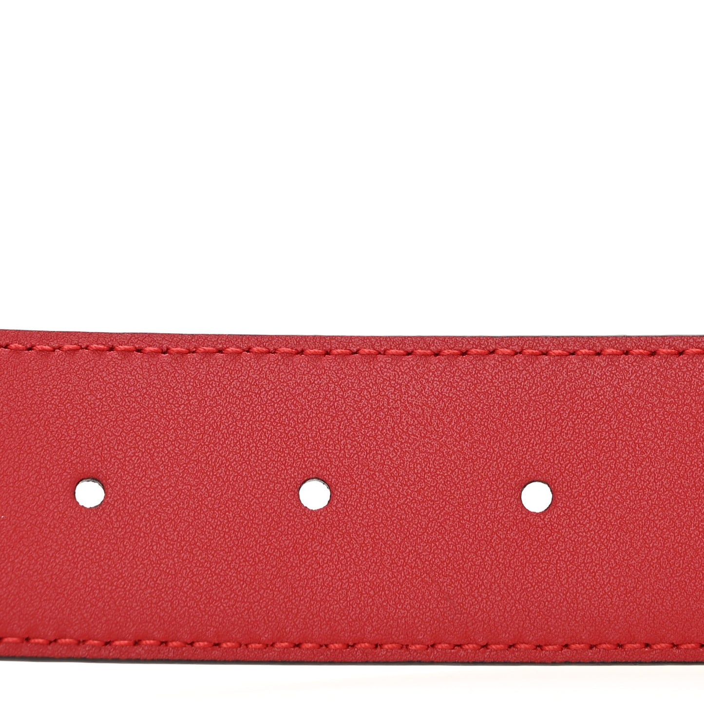 Moon Calfskin Interlocking G 37mm Belt 90 36 Vibrant Red