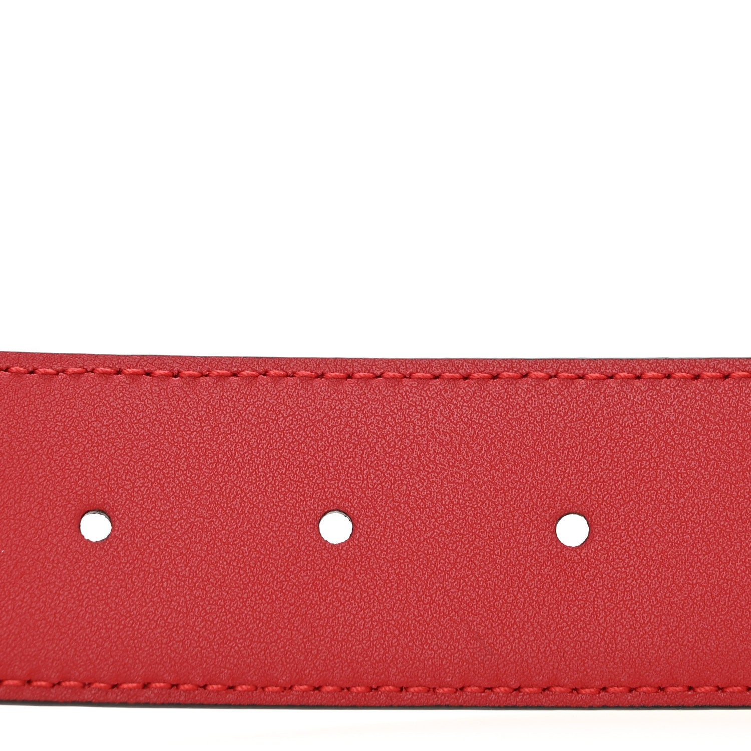 Gucci Moon Calfskin Interlocking G 37mm Belt 90 36 Vibrant Red 4 of 7