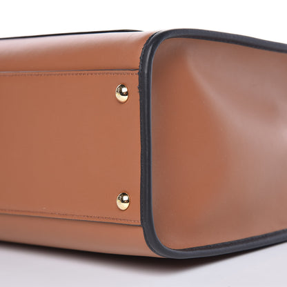 Fendi Vitello Century Opaco F is Fendi Bi-Color Regular Runaway Satchel Corteccia Black 12 of 13