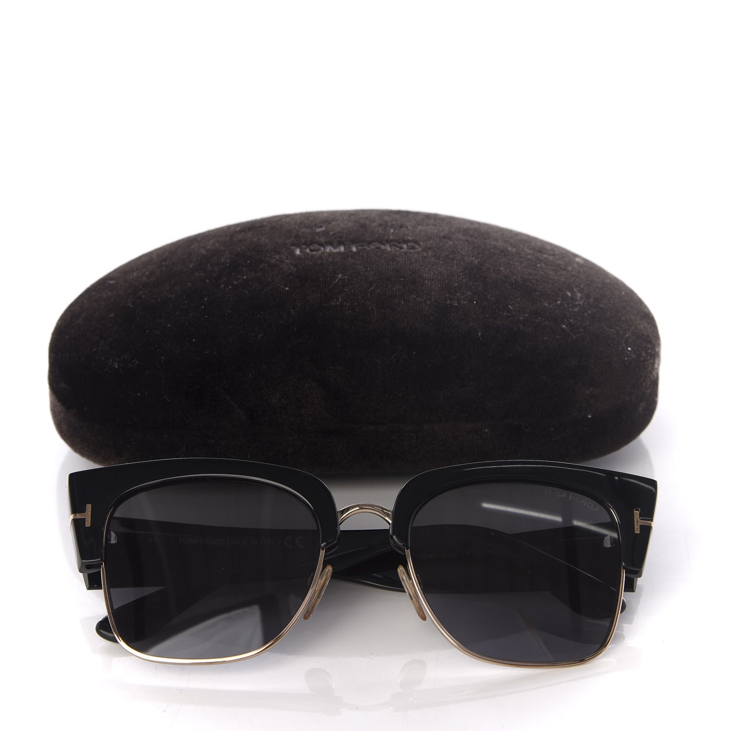 Tom Ford Dakota Sunglasses TF554 Black Gold 8 of 8