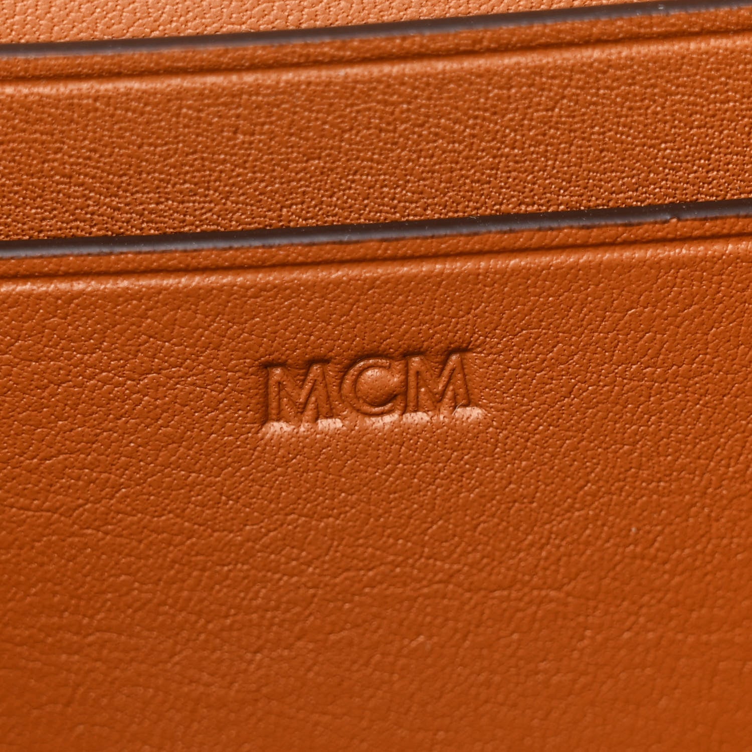 MCM Visetos Mini Diamond Shoulder Bag Cognac 6 of 10