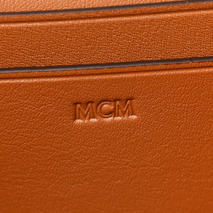MCM Visetos Mini Diamond Shoulder Bag Cognac 6 of 10