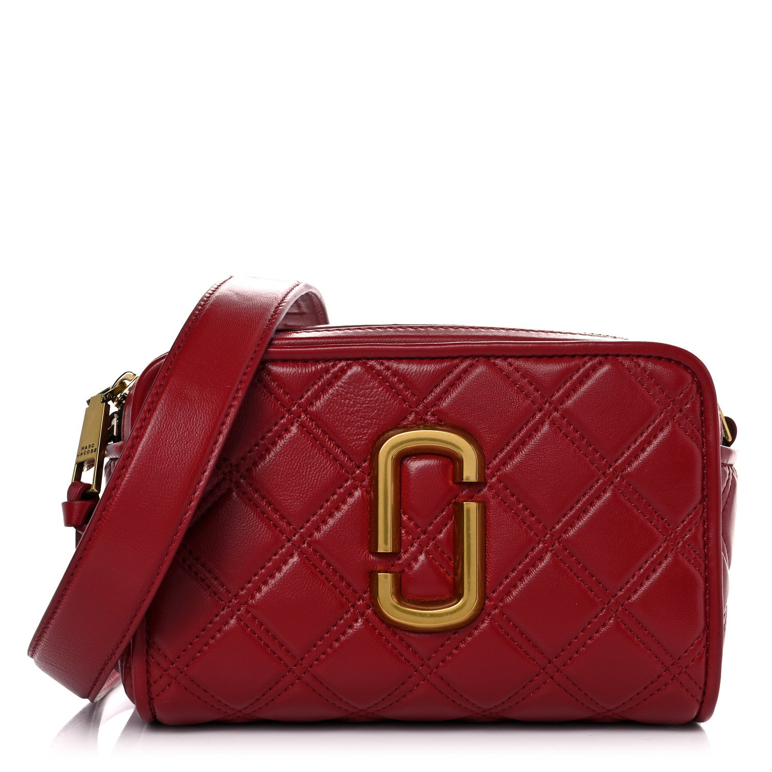 Marc Jacobs Calfskin Quilted The Softshot 21 Bag Red 1 of 11
