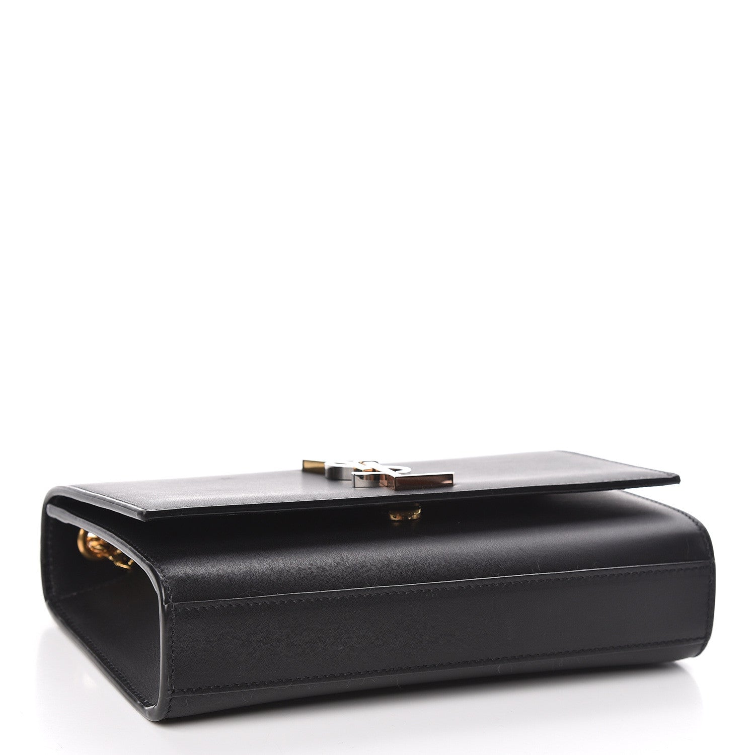 Saint Laurent Calfskin Small Monogram Kate Satchel Black 4 of 10