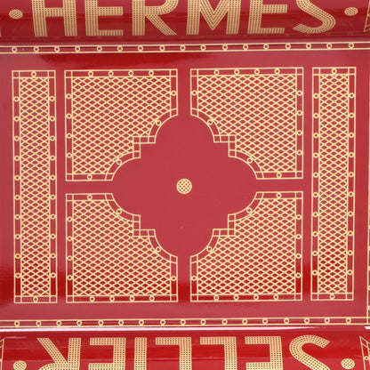 Hermes Porcelain Sellier Change Tray Rouge Or 6 of 7