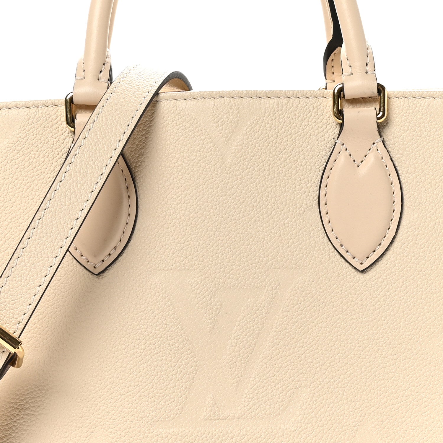 Louis Vuitton Empreinte Monogram Giant Onthego PM Cream Beige 7 of 10