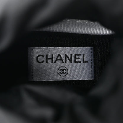 Chanel Nylon Suede Womens Short Boots 39.5 Black 7 of 11